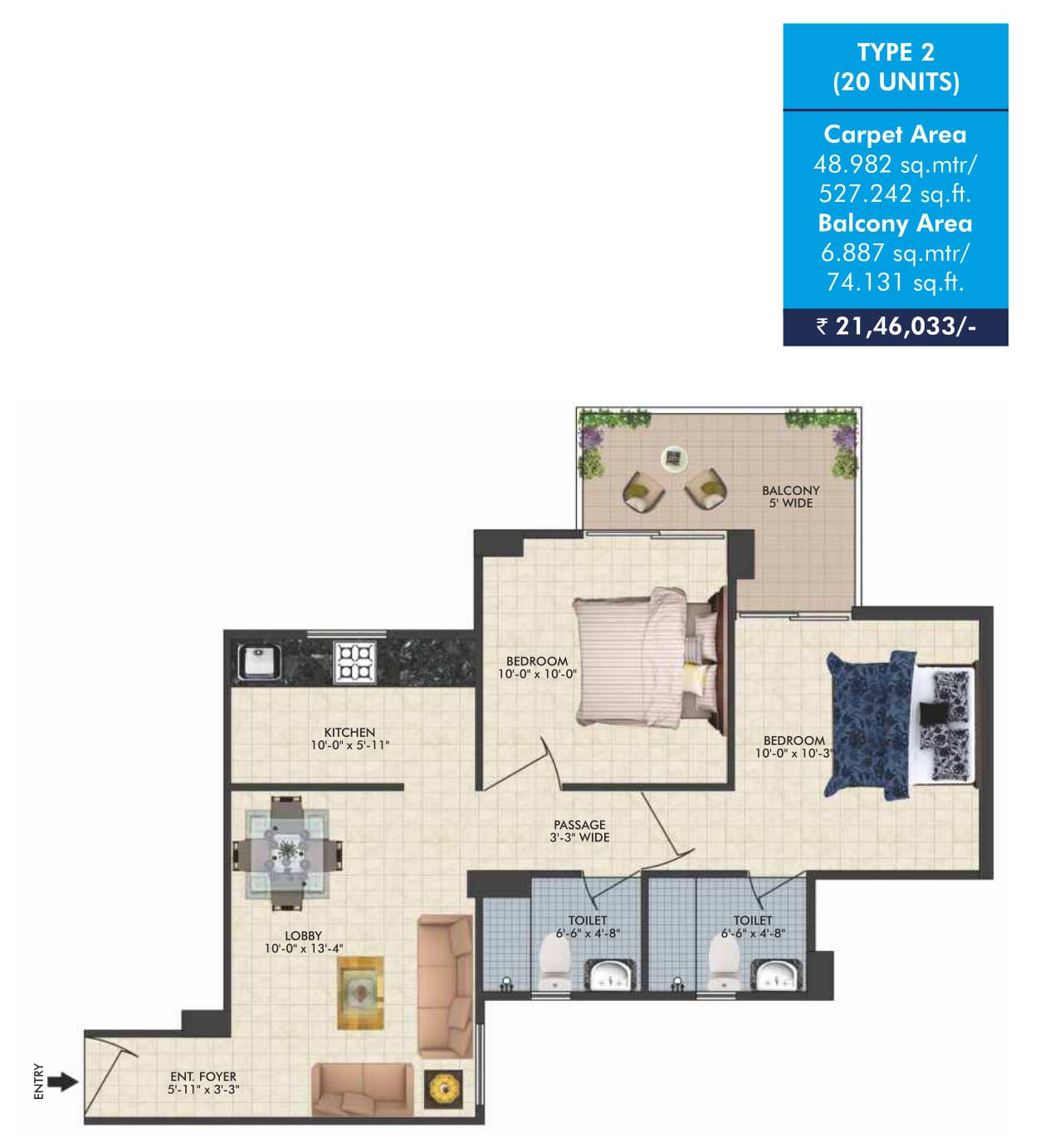 527.242 Sq. Ft.